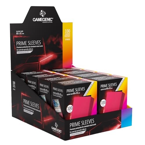 Protector GG Prime Sleeves 66x91 Red (100)