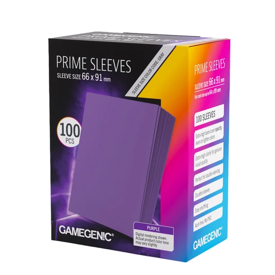 Protector GG Prime Sleeves 66x91 Purple (100)