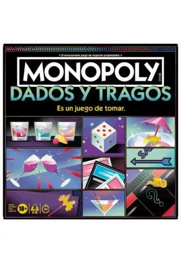 Monopoly Dados Y Tragos Hasbro