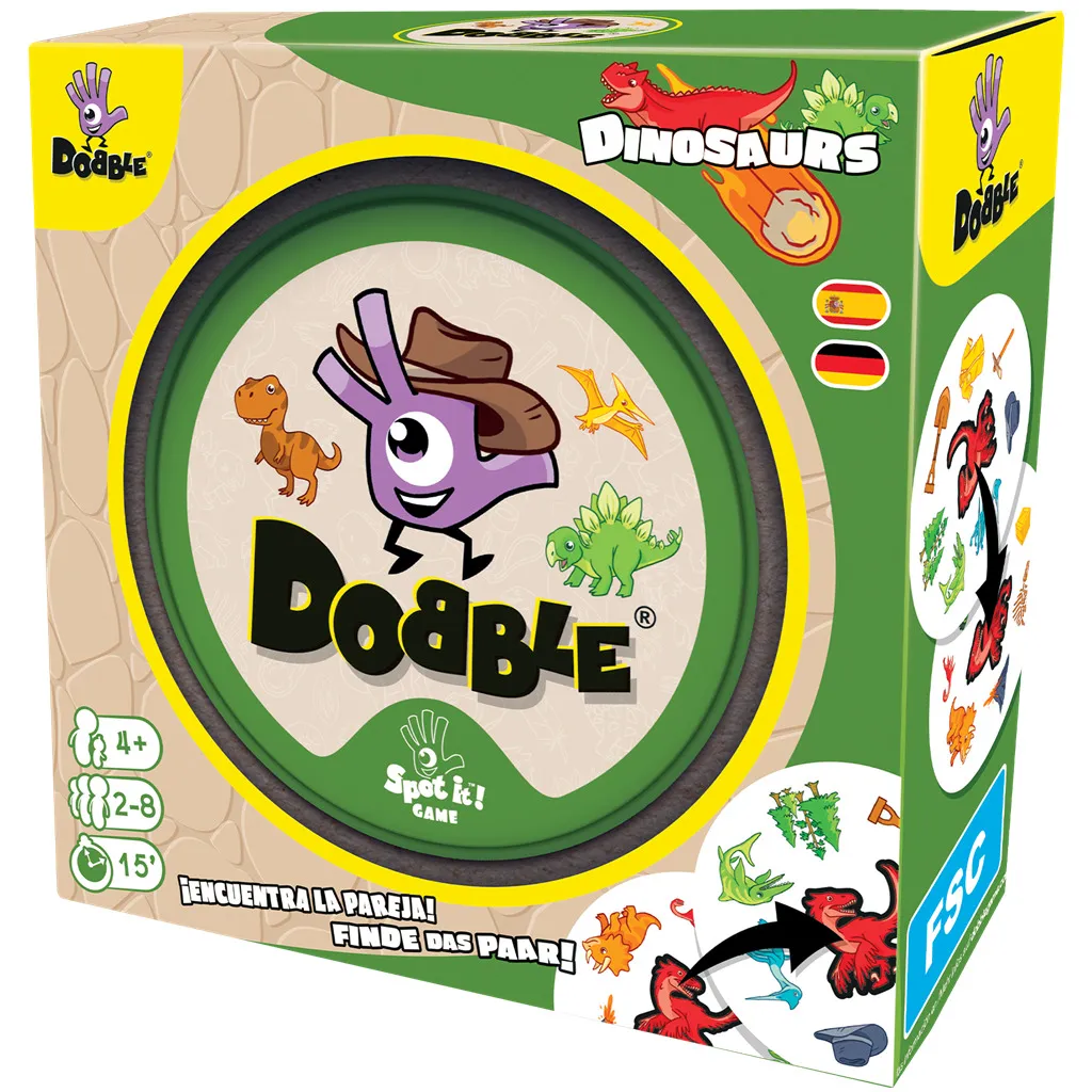 Dobble Dinosaurs Ecco Sleeve