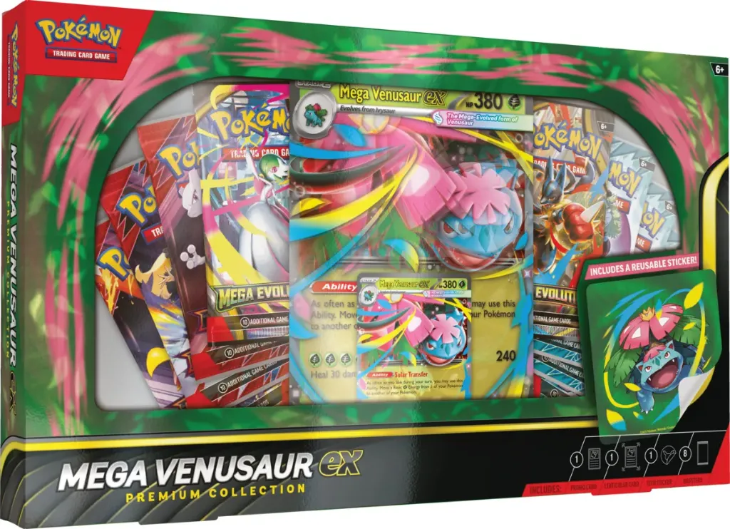 Pokémon Tcg - Premium Collection Mega Venusaur Ex (Esp)
