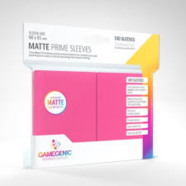 Sleeve GG Matte Prime 66 X 91mm Pink (100s)