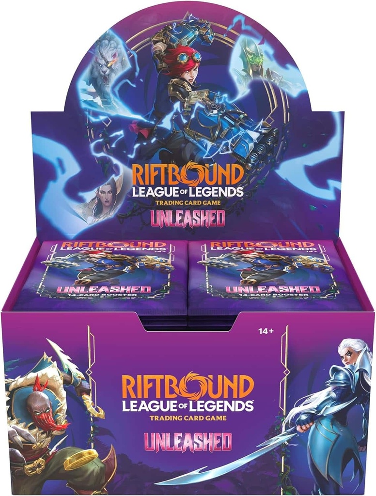 Riftbound Tcg - Booster Box Rifbound League of Legends Unleashed (24 Packs)