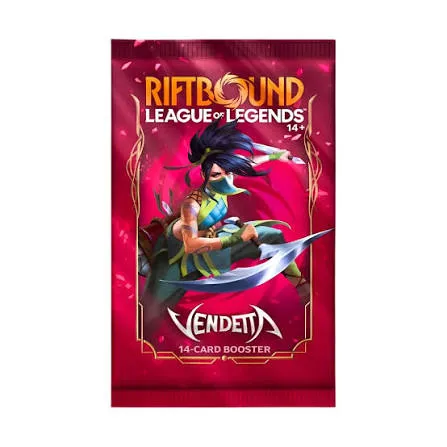 Riftbound Tcg - Card Booster Rifbound League of Legends Vendetta