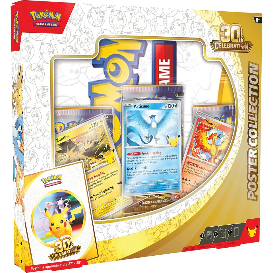 Pokemon TCG 30th Celebration - Poster Collection Inglés